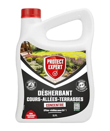 PROTECT EXPERT Grandes pasillos de herbicidas de patio concentrados 2.5 L PROCOUR25