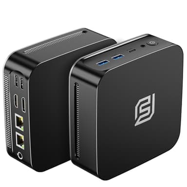 NAIKLULU Mini PC 12 Gen Alder Lake N95 (1,0 a 3,4 GHz), 16GB RAM 512GB SSD Mini Ordenador PC Sobremesa Computer, Micro Desktop Soporta Pantallas 4K, Win 11 Pro/Tipo-C/USB 3.2/RJ45(Gigabit Ethernet)
