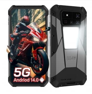 LMHTRADE 8849 Tank 4 Pro Smartphone 5G con proyector 720P Dimensity 8300 32GB+512GB Celular 3K AMOLED Android 14