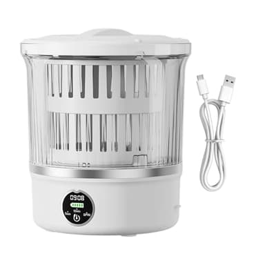 portátil – Mini y secadora, diseño impermeable recargable de 3 litros con base antideslizante, aparato compacto, limpiador fácil de transportar para el hogar, apartamento, dormitorio