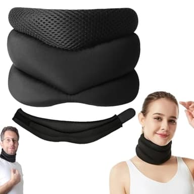 Generic Soporte Cervical Vitavix para ronquidos, Apnea del sueño, Dormir, Ajustable, Transpirable (1PCS)