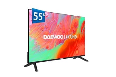 Daewoo 55DM65UV 2025 55" - Smart TV 4K Ultra HD HDR 3840 x 2160, Dolby Vision, Diseño sin Marcos, Dolby Audio