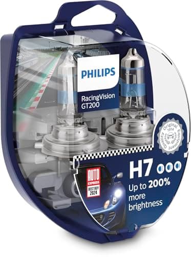 Philips RacingVision GT200 H7 bombilla para faros delanteros 200 Percentage, set de 2