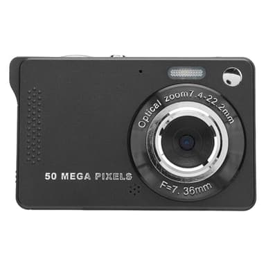 Cámara Digital de 50MP con Zoom de 16x y Luz de Relleno Cámara Vintage Recargable con Selfie y Micrófono para Grabación de Viajes (Yctzeafenmg2qu5-11)