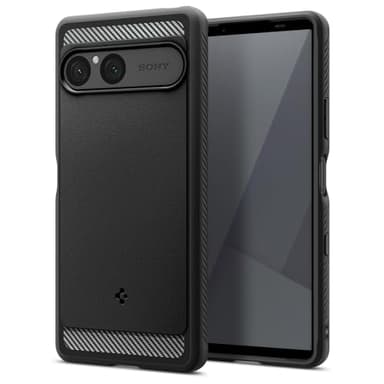 Spigen Funda Rugged Armor Compatible con Sony Xperia 10 VII - Negro Mate