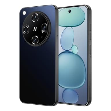 I13 X8ultra Teléfono Desbloqueado, 6GB, Pantalla Curva Incell de 6,6 Pulgadas, con cámara AI, 4500 mAh, Desbloqueo Facial/Bloqueo De Huellas Dactilares / 5G / Teléfono (Negro,256)