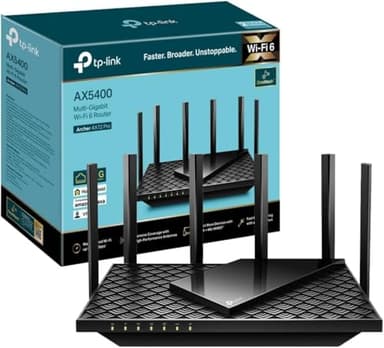 TP-Link Archer AX72 Pro - Router Wi-Fi 6 AX5400, 2.5G Multi-Gigabit Puertos, Banda de 160 MHz, Fem de Alta Potencia, 6 × Antenas, Formación de Haces, VPN, Puertos USB 3.0