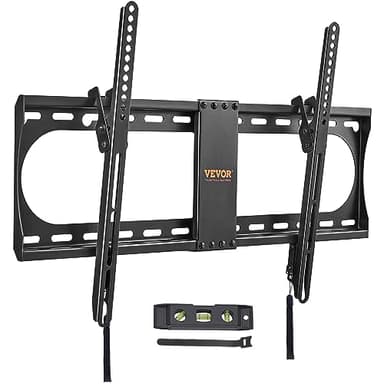 VEVOR Soporte de Pared de TV para Televisores de 37" a 70" Soporte de pared de Televisor Inclinable Carga de 60 kg Soporte de TV Universal VESA Máx. 600x400 mm Mín. 200x100 mm para Hogar Oficina Clase