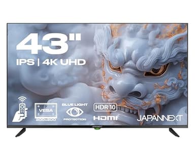 JapanNext Monitor de Gran Formato 43" IPS 4K UHD (3840x2160) | Altavoces Integrados (8Wx2) | G-Sync/FreeSync | Garantía de 3 años | JN-i432TUR