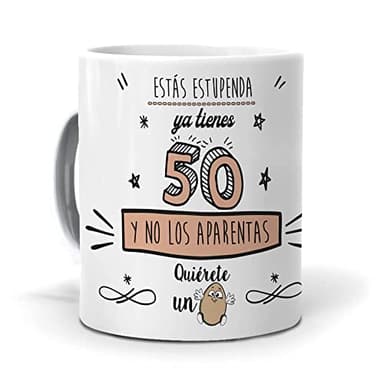 mundohuevo Taza de Cerámica Ya tienes 50 y no los aparentas
