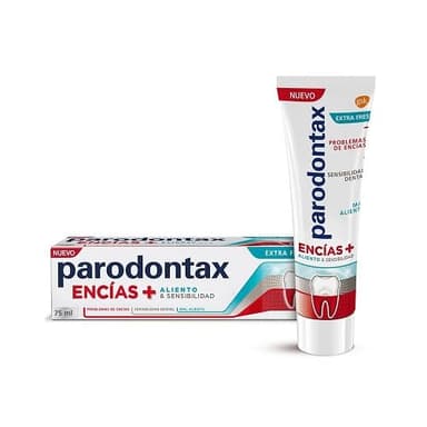 Parodontax Encías + Aliento Blanqueante, Pastas de Dientes, 75 ml