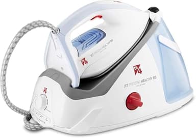 Di4 Jet Pressing Healthy 8B-Centro de Planchado, Elimina el 99,9999% de los Virus y bacterias, 2600W, 700gr Golpe, 120gr Vapor Continuo, Sistema antical, Blanco,