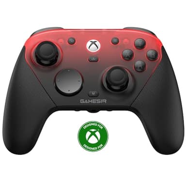 GameSir G7 Pro Mando 1000Hz con Estación de Carga para Xbox Series X|S, Xbox One, Windows 10/11 & Android – Joysticks TMR, Gatillos Ajustables & 4 Botones Programables – Shadow Ember