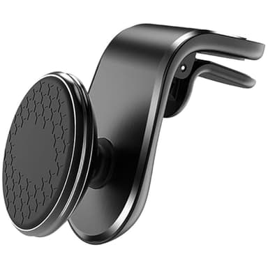 SANSHAOWUDI Soporte Movil Coche Iman para Hyundai Kona 2 & N-Line (2023-2026, Compact), Súper Magnético para Rejilla del Aire 360° Rotación Soporte Magnético para Smartphone con Placa de Metal,Black