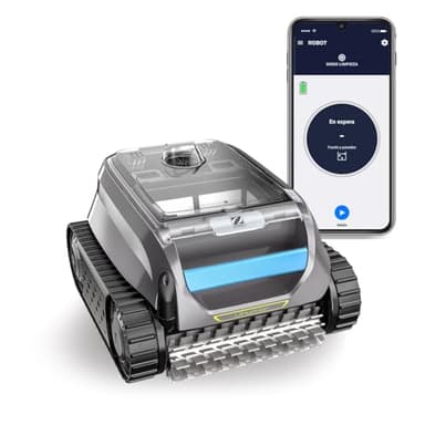 Zodiac Freedom of 42 iQ limpiafondos sin Cable para Piscinas de hasta 10x5m, Limpia Fondo, Paredes y Linea de flotación. Robot Batería de Litio y conectividad Mediante App iAqualink