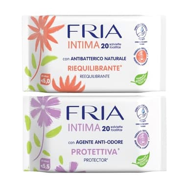 Fria - Intima - Toallitas húmedas intimas - 20 toallitas