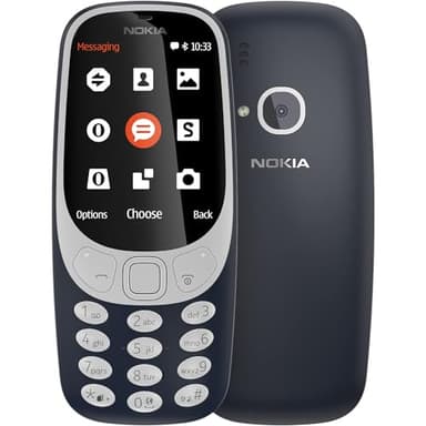 Nokia 3310 Dual SIM - Teléfono Móvil Retro, color Azul Oscuro - versión 2017