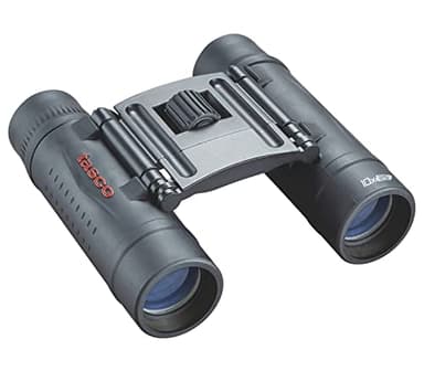 Tasco - 10x25 - Essentials - Prisma de Techo - Prismáticos - Compactos - Multicapa - Negro - 168125