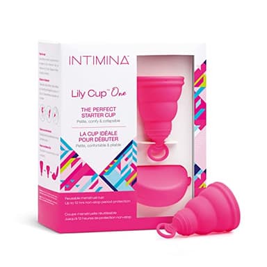 INTIMINA Lily Cup One: Copa Menstrual Plegable Ideal para Principiantes y Adolescentes
