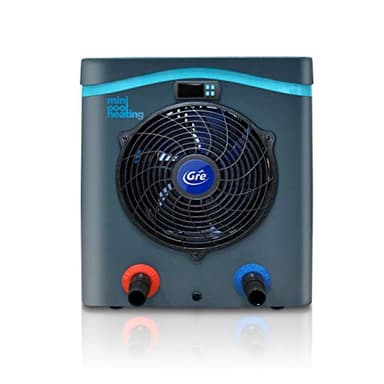 Gre HPM40 - Bomba de Calor Mini para Piscina sobre Suelo de hasta 40 m3, Calefacción para Piscinas Elevadas, Color Gris
