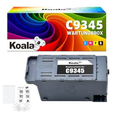 Koala E-C9345 C9345 Caja de Mantenimiento de Tinta Compatible con Epson C12C934591 para Workforce Pro WF-7820 WF-7830 WF-78 40 WF-7845 Pro ET-5800 ET-5850 ET-5880 ET-16600 ET-16650 L15150