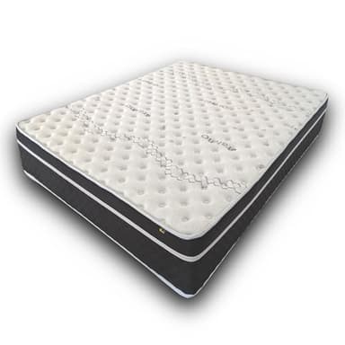 DESCANSIN - Colchón Viscoelástico Visco-Soft Magnum Sleep | Firmeza Muy Alta para Dolores Espalda | Premium 30cm Cama Alta | Colchón Cama Matrimonial o Individual | Confort Hotelero (150x190)