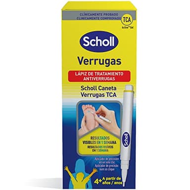 Dr. Scholl's Lapiz de Tratamiento Verrugas - Resultados visibles en una semana - Aplicador de precision - Clinicamente probado - TCA Active Gel