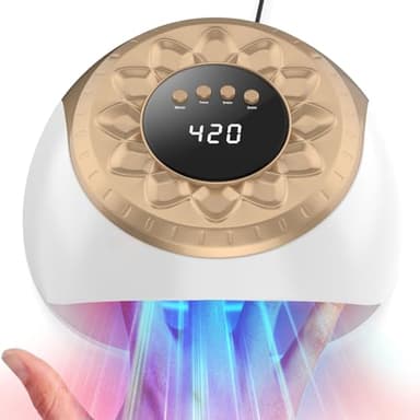 Dispositivo Terapia Actualización Láser para Hongos Uñas,con Sesiones Ajustables 3/5/7/10 Minutos,Limpieza Láser Uñas y Onicomicosis,Removedor Hongos Uñas con Luz Azul 15 * 470nm + Luz Roja 42*650nm