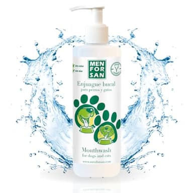 MENFORSAN - Antisarro enjuague bucal para perros y gatos, 500 ml, El embalaje puede variar