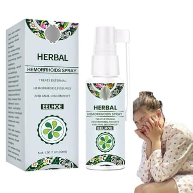 Cremas Hemorroides Spray, Spray Alivio Hemorroides, Efecto Frescor Instantáneo Que Calma La Molestia, Reduce La Sensación De Irritación, Y Usar En Cualquier Lugar (1pc)