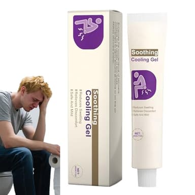 Gel Calmante Para El Ano, De Pomada Para El Del Ardor Anal,Crema Refrescante,Para Quemazón, Malestar, Picazón, Recuperación Postparto, Post-Ejercicio, Hogar, Viaje Y Diario (1)