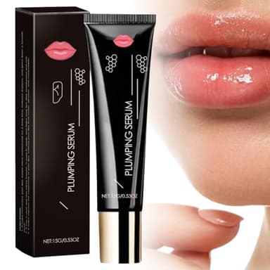 Teegxddy 1 piezas Lip Booster Sérum, Plumpy Lip Booster, Plumpy Lip Booster con ácido hialurónico, aceite de cuidado para labios más completos y suaves, hidratación de larga duración, sin pegado