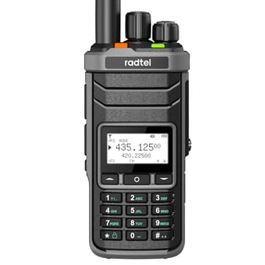 Radtel RT-860 Radio Ham Multibanda HF UHF VHF Doble Banda con Recepción Am USB LSB CW CB LW MW SW SSB, 1024 Canales, Batería de 2000mAh, Carga Type-C y Antena de Ondas Cortas Mejorada Opcional.