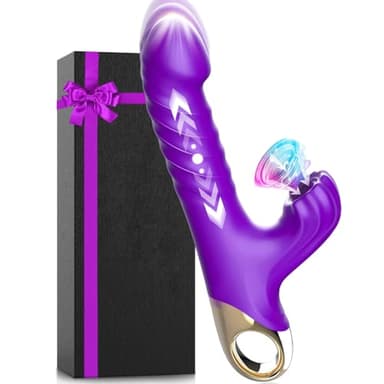 Vibradorador Mujer Juguetes Eróticos Pareja Sexuales 9×9×9 Modos APP Grande Dildo Realista Consoladores.. para Mujer con Vibradorador Succionador Clítoris Juguete Sexualmujer