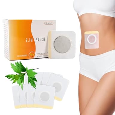 30 Parches Adelgazantes para Quemar Grasa Abdominal,Slimming Patches,Parche de Ombligo para Perder Peso Rápidamente,Reducción de Cintura,Detox Natural para Mujer y Hombre,Para Adelgazar y Perder Peso