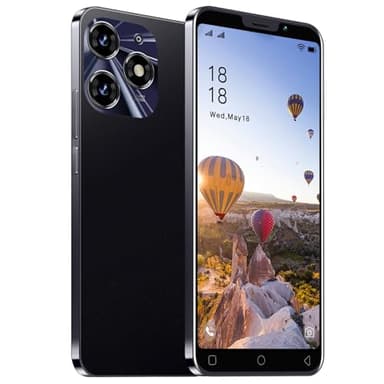 McMgc 3G Teléfono Barato, Pantalla IPS de 5.0 Pulgadas, 16GB ROM 128GB Ampliable, Android 9.0, Dual SIM, Doble Cámara (Black)