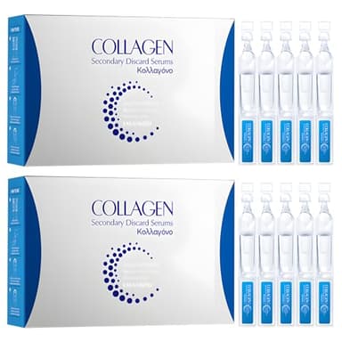 60 Unidades Ampollas Para Dermapen Facial Colágeno Para La Cara Ampollas Flash Efecto Lifting Reafirmante Hidratante Nutritivo En Profundidad Reparador Reduce Arrugas Apto Para Todo Tipo Pieles 1.5 Ml