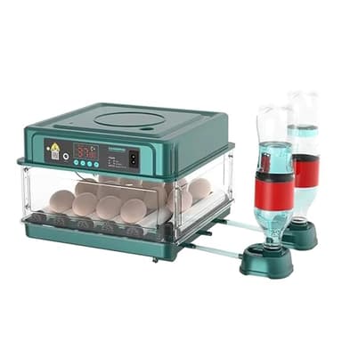 Incubadora totalmente automática, 10/15/24/36 huevos con giro automático de los huevos y humidificación automática, incubadora totalmente automática para huevos de gallina, codorniz y huevos de pato
