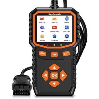 OBD2 Diagnosis Coche Scanner OBD: Máquina Diagnosis OBD2 Multimarca Apoya Español - Lector Diagnóstico para Borrar Códigos de Error Controlar Luz Motor Compatible BMW Mercedes Audi Vehículos OBDII