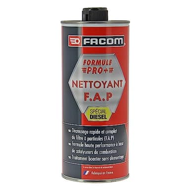 Facom - Limpiador FAP, eliminador de filtro de partículas, Fórmula Pro+ 1 L, color rojo