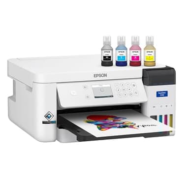 Impresora de Sublimación de Tinta Epson SureColor F170. Incluye juego completo de tinta, manual de usuario y cable de alimentación SCF170