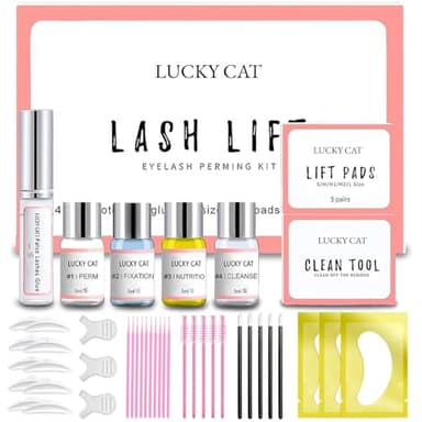 Lifting Pestañas Kit,Lifting Pestañas Kit Profesional,Set Completo Ideal para el Lifting Pestañas y el Rizador Pestañas,Adecuado Para Salón y Uso Doméstico