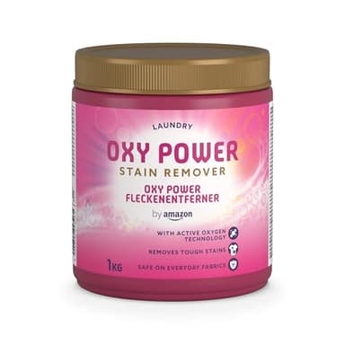 by Amazon - Polvo quitamanchas para colores Oxy Power, 1 kg