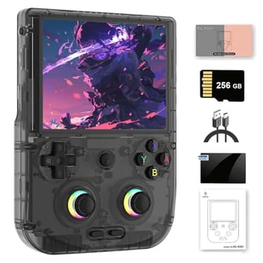 NULA RG406V - Consola de juegos portátil retro con tarjeta TF 256G / 9000+ juegos Android 13 Unisoc T820, pantalla táctil IPS de 4 pulgadas, consolas de videojuegos, compatible con 5G WiFi Bluetooth