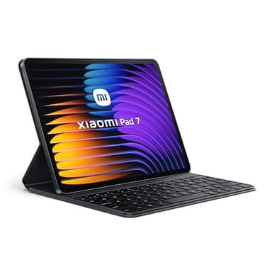 XIAOMI Pad 7 + Teclado - Tablet de 11,2" 3,2K (Snapdragon 7+ Gen 3, 8GB RAM, 128GB ROM, 4 Altavoces, WiFi 6E, batería de 8850 mAh, Cargador no Incluido), Gris (Versión ES)