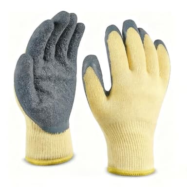 DEWIN Guantes Aislantes 400V, Guantes Trabajo Aislante Guantes de Electricista de Goma Resistentes al Voltaje Ignífugos con Textura Antideslizante Hechos Tela Nailon para Mantenimiento Eléctrico