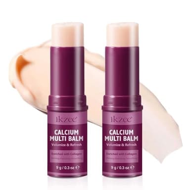 Crema Multiacción de Calcio y Colágeno | Efecto Lifting, Firmeza e Hidratación Intensa para Rostro, Contorno de Ojos y Cuello | 2 Unidades