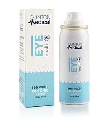 Quinton Medical - Eye Health, Spray Ocular con Agua de Mar 100% Natural, Tratamiento Ojo Seco, alivia síntomas de ardor y visión borrosa, 30 ml