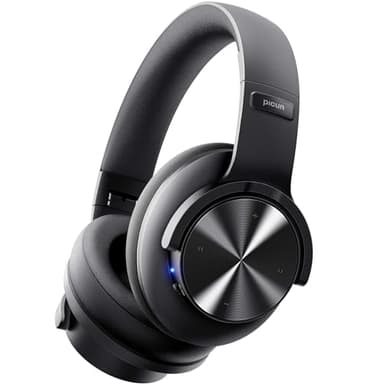Picun Auriculares Bluetooth B8, 120 Horas de reproducción, inalámbricos, Bluetooth con 3 Modos de ecualización, Baja latencia, Llamadas Manos Libres, Auriculares sobre la Oreja para Viajes