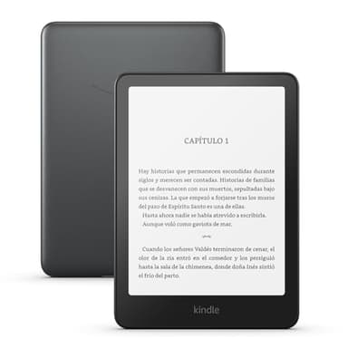 Amazon Kindle Paperwhite Signature Edition (32 GB) de Amazon | Nuestro Kindle más rápido, con luz frontal autorregulable, carga inalámbrica y semanas de batería | Negro metalizado